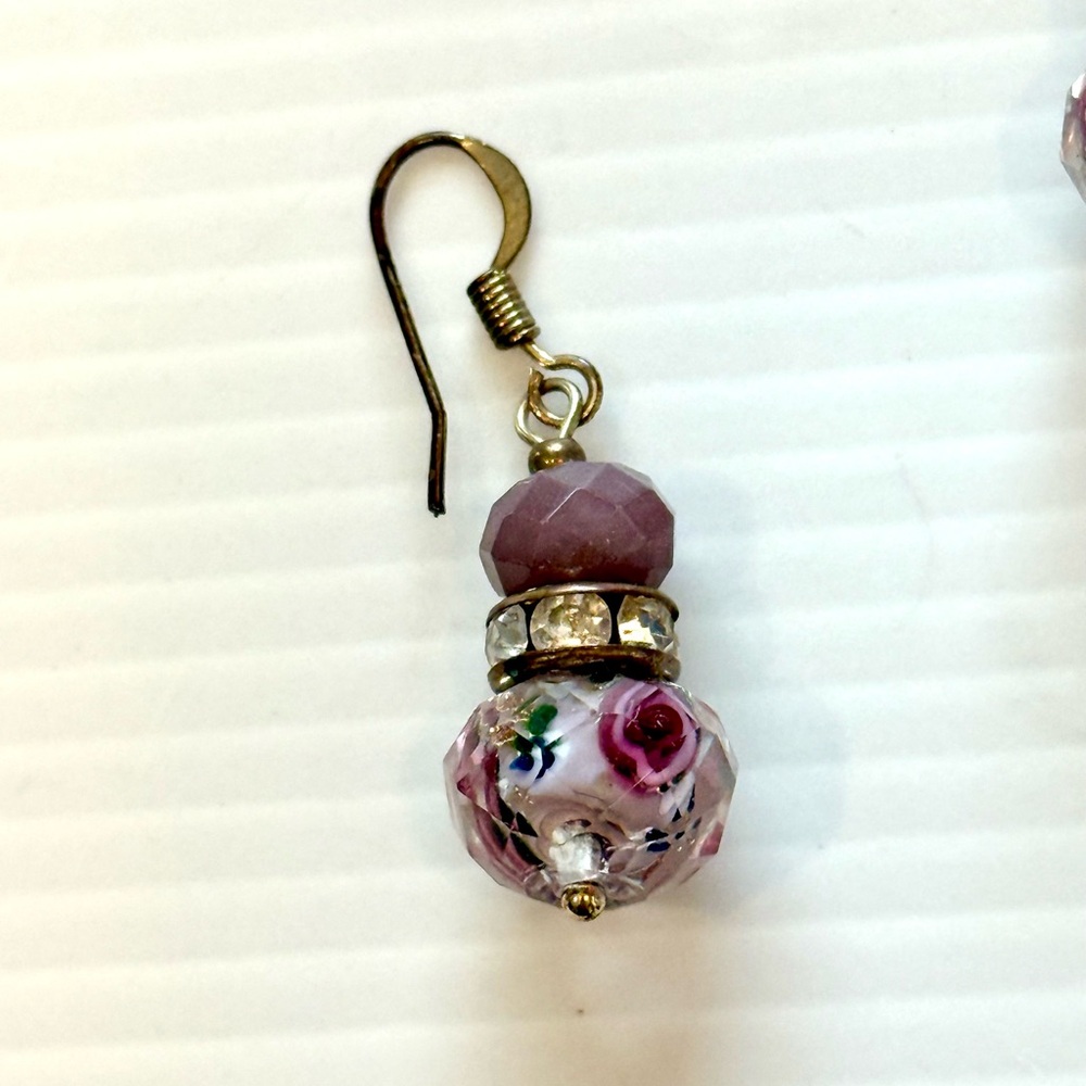 Macy's Czech glass  Earrings